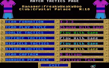 Fussballmanager Gessellschaftsspeil screen shot game playing